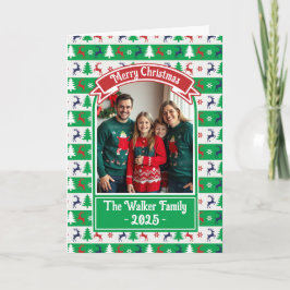 Ugly Christmas Sweater Jumper Family Photo  Kort