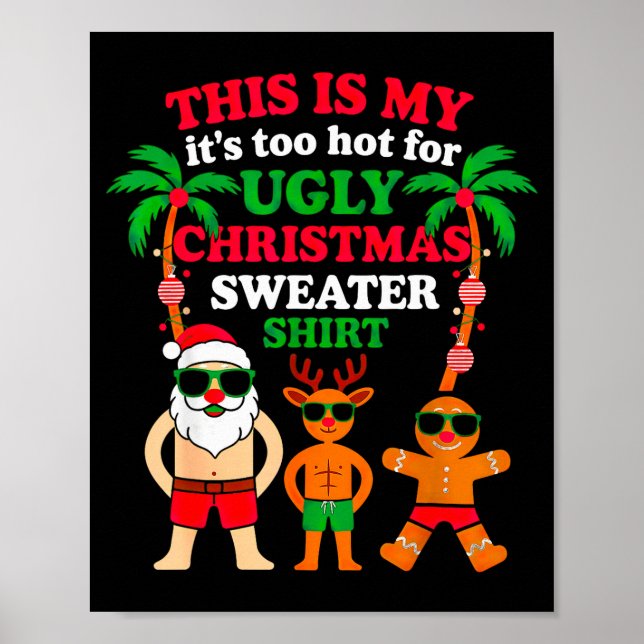 Ugly Christmas Too Hot Christmas  Poster (Framsidan)