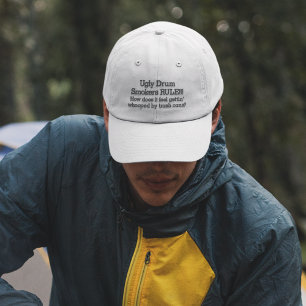 Ugly Drum Smokers Rule Hat Broderad Keps