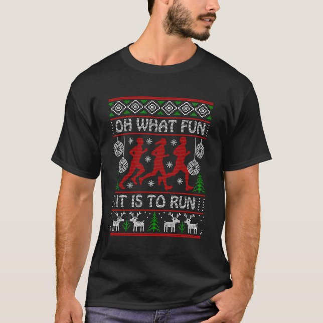 Ugly för Springer som körs T Shirt (Framsida)