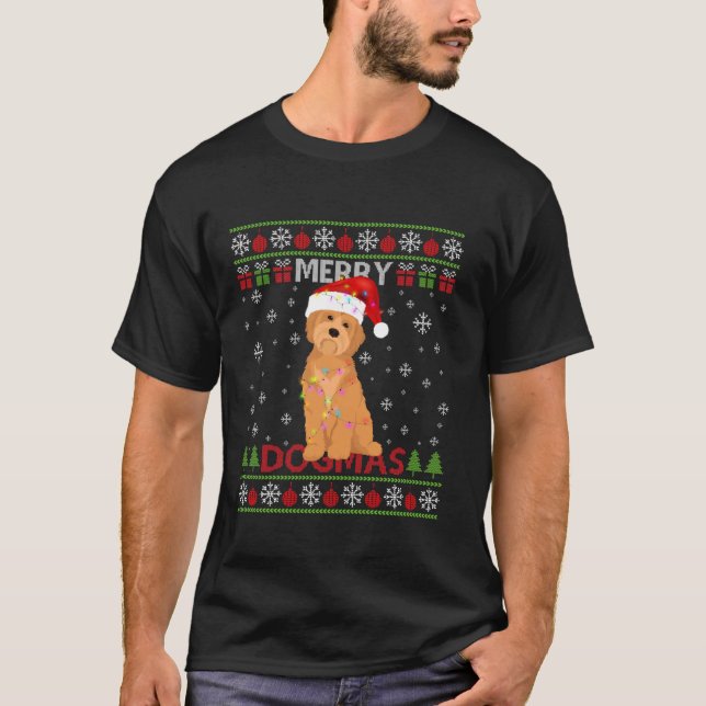 Ugly Funny Merry Dogmas Havanese Julafton Hund San T Shirt (Framsida)