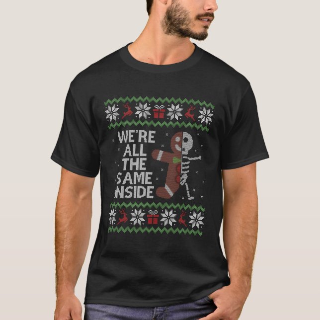 Ugly Gingertea Skeleton T Shirt (Framsida)