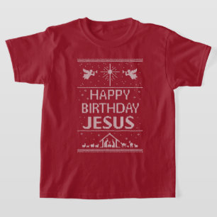Ugly God jul Sweater Jesus Gud Christian Tee