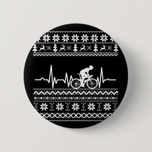 Ugly God jul sweater som cyklar Knapp