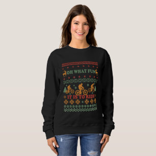 Ugly God jul sweater som cyklar T Shirt