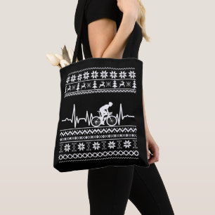 Ugly God jul sweater som cyklar Tygkasse
