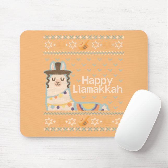 Ugly Hanukkah Llama Llamakkah Musmatta (Med mus)