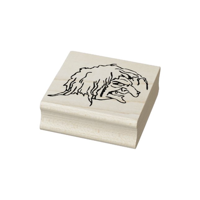 Ugly häxillistration art frimärke stämpel (Stämpel)