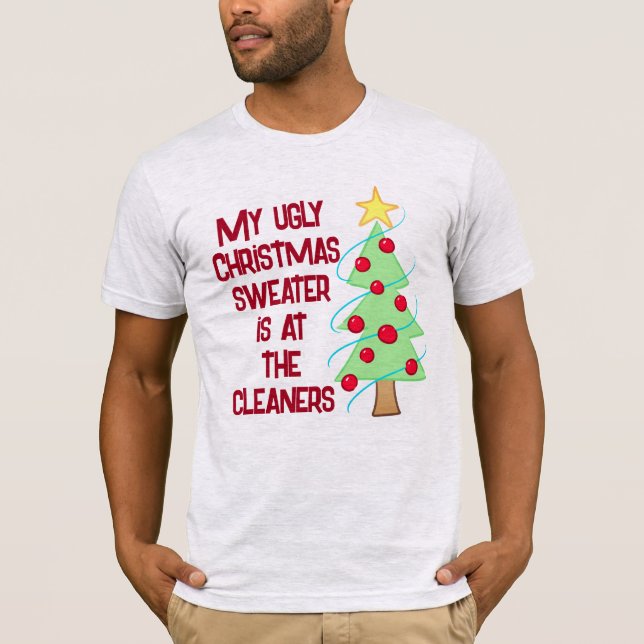 Ugly jul Sweater Funny T-Shirt (Framsida)