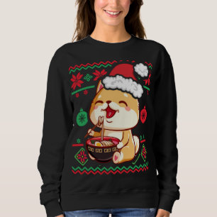 Ugly jul Sweater Kawaii Anime Shiba Inu Eati T Shirt