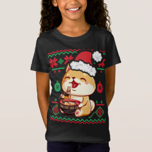 Ugly jul Sweater Kawaii Anime Shiba Inu Eati T Shirt