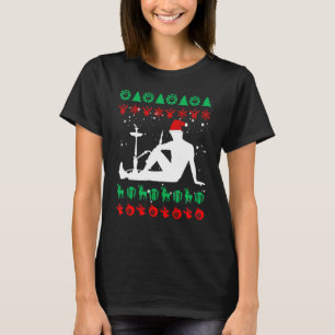 Ugly Julafton Shisha Shisha Shisha Hookah Smoke T Shirt