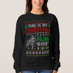 Ugly Julafton Sweater Motocross Dirtcycle jul T Shirt