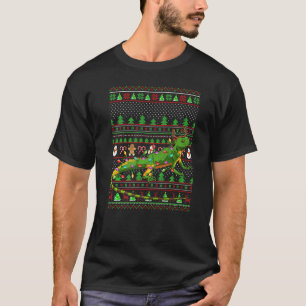 Ugly Julafton Sweater Stil Lighting Gecko Lizard C T Shirt