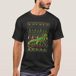 Ugly Julafton Sweater Stil Lighting Gecko Lizard C T Shirt