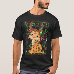 Ugly Julafton Sweater Stil Lighting Lynx jul T Shirt
