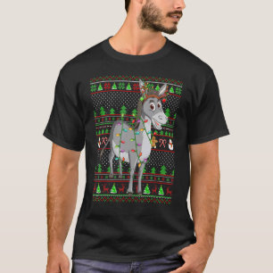 Ugly Julafton Sweater Stil Lighting Mule jul T Shirt