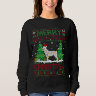 Ugly Julgran Lighting Rottweiler Hund Ugly X T Shirt