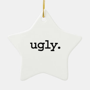 ugly. julgransprydnad keramik