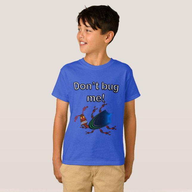 Ugly Kryp - Barnhanes TAGLESS® T-Shirt (Hel framsida)
