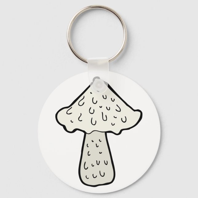 Ugly Mushroom Keychain Nyckelring (Framsida)