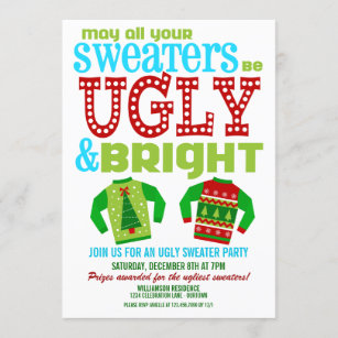 Rolig Inbjudningar Julfest Zazzle.se