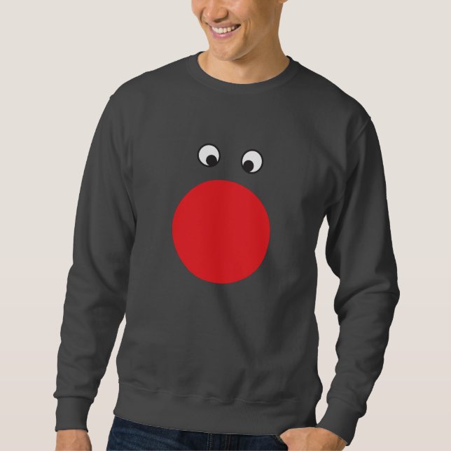 Ugly Red Nposed Sweater Lång Ärmad Tröja (Framsida)