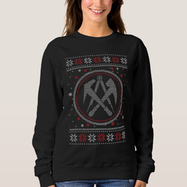 Ugly Roofer Motif Christmas Time Christmas Eve T Shirt (Framsida)
