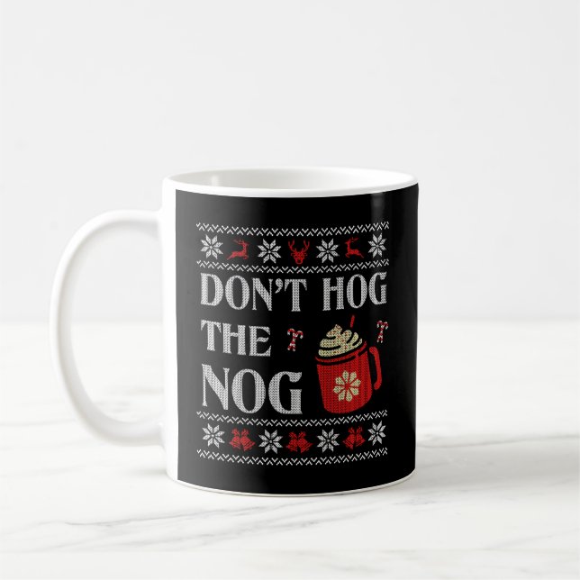 Ugly Stil Eggnog Hog Hog the Nog Kaffemugg (Vänster)