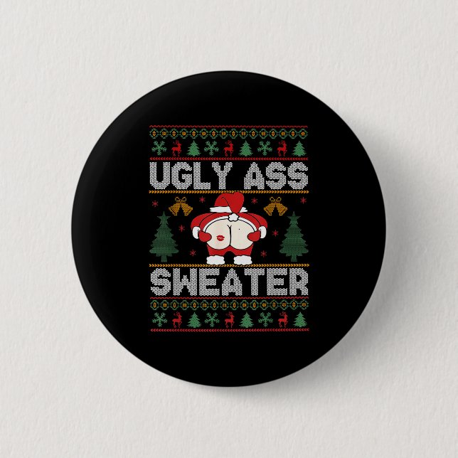 Ugly Sweater Christmas  Knapp (Framsida)