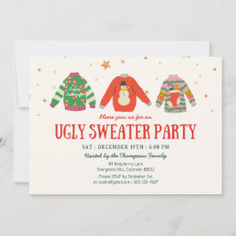 Ugly Sweater, inbjudan till Julfest