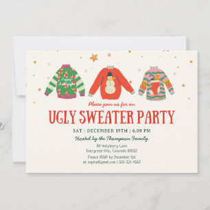 Ugly Sweater, inbjudan till Julfest
