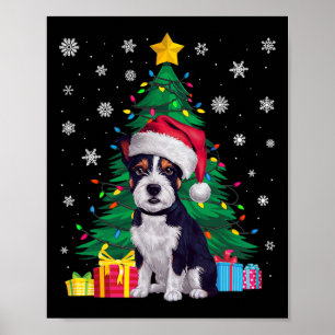 Ugly Sweater Julafton Träd American Stafford Dshir Poster