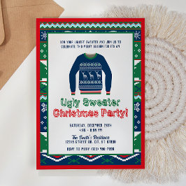 Ugly Sweater-julfest-inbjudan Inbjudningar