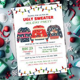 Ugly Sweater-Julfest Inbjudningar