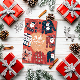 Ugly Sweater-Julfest Inbjudningar