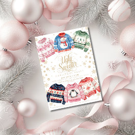 Ugly Sweater-Julfest Inbjudningar