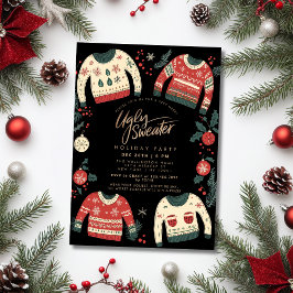 Ugly Sweater-Julfest Inbjudningar