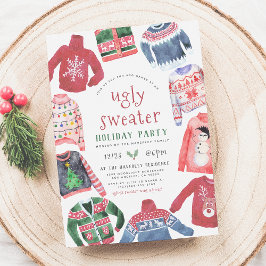 Ugly Sweater Julfest Inbjudningar