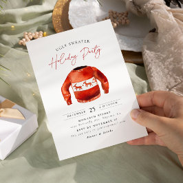 Ugly Sweater-Julfest Inbjudningar