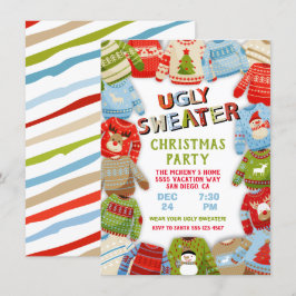 Ugly Sweater-Julfest Inbjudningar