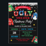 Ugly Sweater-julfest Inbjudningar<br><div class="desc">Den fula sötaren julen i Party. Om du vill komma åt avancerade redigeringsprogram går du till "Anpassa",  rullor ned och trycker på länken "klicka för att anpassa ytterligare".</div>