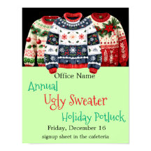 Ugly Sweater Julfest Poster