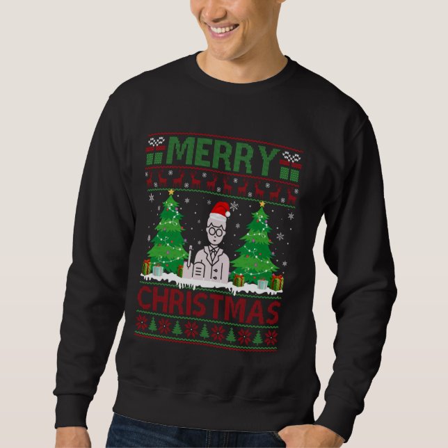 Ugly Sweater Julgran Lighting Editor Ugly X Lång Ärmad Tröja (Framsida)