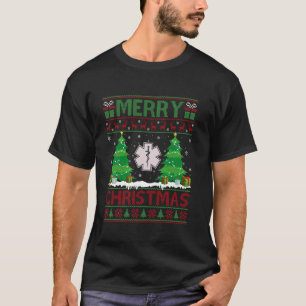 Ugly Sweater Julgran Lighting EMS Ugly Julafton T Shirt