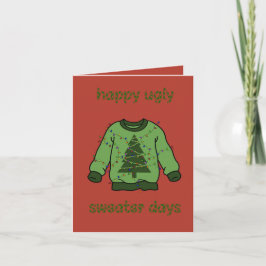 ‘Ugly sweater’ kerst Kort