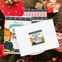 Ugly Sweater Mönster, inbjudan till julfest
