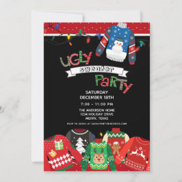 Ugly Sweater Party-inbjudan Inbjudningar