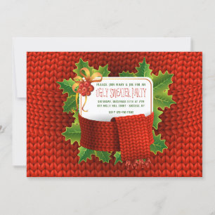 Ugly Sweater Party-inbjudan Inbjudningar