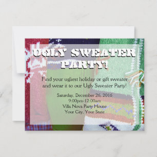Ugly Sweater Party-inbjudningar Inbjudningar